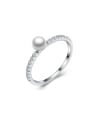 thumb Personality Shell Pearl Wedding Accessories Ring 0