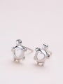 thumb Tiny Personalized Turtles 925 Silver Stud Earrings 2
