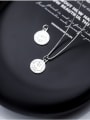 thumb 925 Sterling Silver With Platinum Plated Cartoon Round Pendants 1
