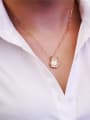 thumb Little Bear Shell Pendant Clavicle Necklace 0