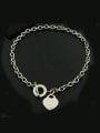 thumb Simple Fashion Heart Shaped Accessories  Titanium Bracelet 2