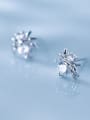 thumb 925 Sterling Silver With Silver Plated Personality Spider Stud Earrings 2