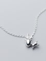 thumb Christmas jewelry: Sterling silver sweet elk necklace 0