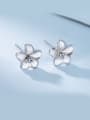 thumb Personality Flower Shaped stud Earring 0