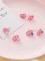 thumb Alloy With Rose Gold Plated Cute Pig Nose Stud Earrings 1