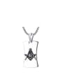 thumb Creative Geometric Shaped Stainless Steel Necklace 0