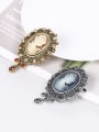 thumb Copper With Gold Plated Vintage Beauty Woman  Brooches 2