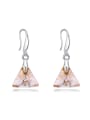 thumb Triangle austrian Crystal Alloy Earrings 0