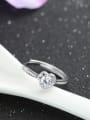 thumb Heart-shape Main Zircon Wedding Accessories Ring 2