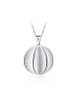 thumb Delicate Platinum Plated Geometric Shaped Necklace 0