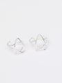 thumb Hollow Five-pointed Star Clip On Earrings 2