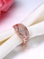 thumb 2018 Women Rose Gold Zircon Ring 2