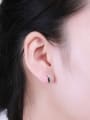 thumb 2018 925 Silver Leaf Shaped stud Earring 1