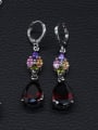 thumb Noble Color Zircon Two Pieces Jewelry Set 1