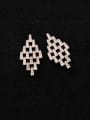 thumb Alloy With Gold Plated Simplistic Geometric Stud Earrings 3