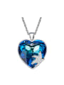 thumb Heart-shaped austrian Crystals Necklace 0