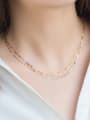 thumb 925 Sterling Silver With Gold Plated Simplistic Chain Accessories 1