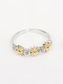 thumb Little Daisy Flowers Opening Ring 0