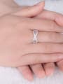 thumb 925 Silver Geometric Ring 1