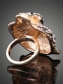 thumb Personalized Cubic Rhinestones-studded Lion-head Alloy Ring 2