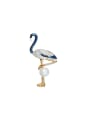 thumb Fashion Artificial Pearl Flamingo Brooch 0