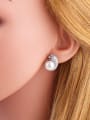thumb Copper With  Cubic Zirconia Fashion Animal leopard Stud Earrings 2