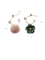 thumb Alloy With Gold Plated Cute Flower Clip On Earrings 4