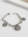 thumb 925 Sterling Silver With Antique Silver Plated Vintage Napoleon's head Bracelets 0