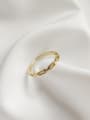 thumb Sterling Silver plated 18K-gold ring 2