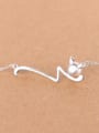 thumb Simple Freshwater Pearl Silver Necklace 2