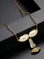 thumb Copper With White Gold Plated Exaggerated Statement Necklaces 3