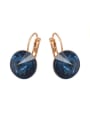 thumb Fashion Austria Crystal Round Earrings 2