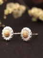thumb Sunflower Double Color stud Earring 1