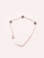 thumb Korean Fashion Small Zircons Anklet 0