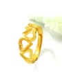 thumb Women Delicate Hollow Heart Ring 1