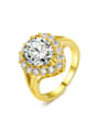 thumb Water Drop Delicate Noble Fashion Ring with Zircon 1