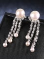 thumb Freshwater Pearls Tassels drop earring 2