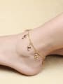 thumb Fashion Little Dolphins Gold Plated Anklet 1