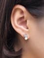 thumb Fashion Swan Freshwater Pearl stud Earring 1