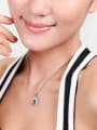 thumb 18K White Gold Austria Crystal Necklace 1