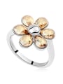 thumb Fashion austrian Crystals Flowery Alloy Ring 1