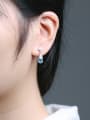 thumb Sweet Temperament Color Crystal Drop Earrings 1