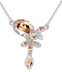 thumb Exquisite Shiny austrian Crystals Pendant Alloy Necklace 1