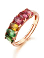 thumb Multi-color Gemstones Multistone ring 2