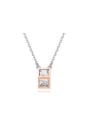 thumb Naughty Square Rose Gold Plated Necklace 0