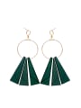 thumb Retro style Exaggerated Hollow Round Drop Earrings 0
