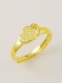 thumb Women Elegant 24K Gold Plated Heart Shaped Ring 0