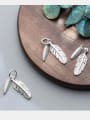 thumb 925 Sterling Silver With Silver Plated Trendy Leaf Bails 2