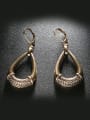 thumb Personalized Punk style Hollow Water Drop Alloy Earrings 2