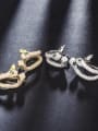 thumb New double-headed snake Earbone clip on individual animal Earrings 1